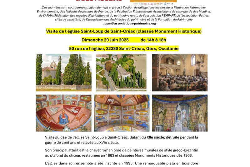 Journées du patrimoine de pays à Saint-Créac_Saint-Créac