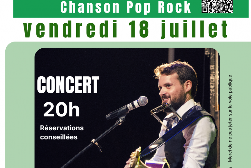 Concert Rudy live, chanson pop rock_Mauvezin
