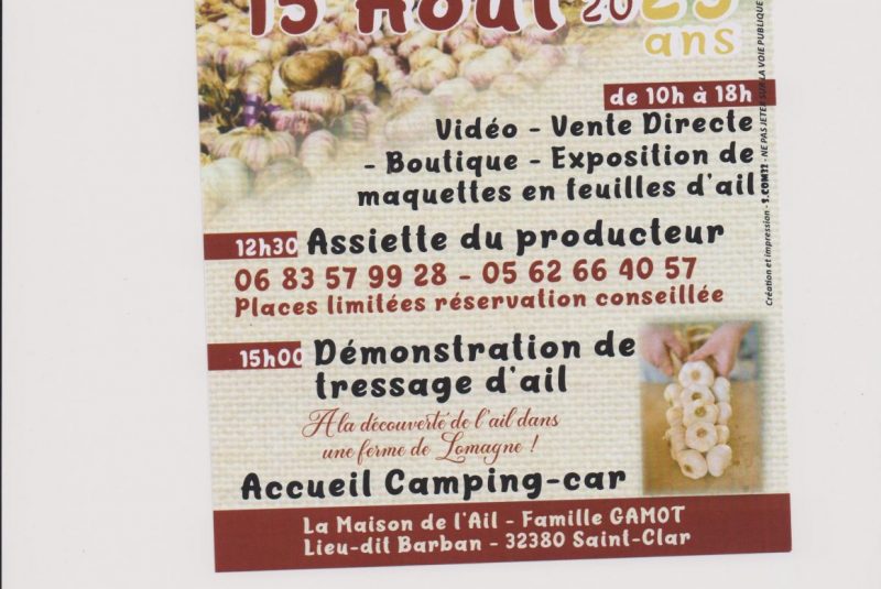 Journées portes ouvertes_Saint-Clar