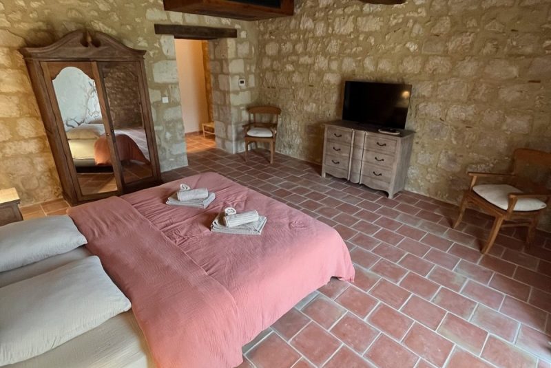 Domaine Lassalle Saint Créac . Chambre Mansaut_Saint-Créac