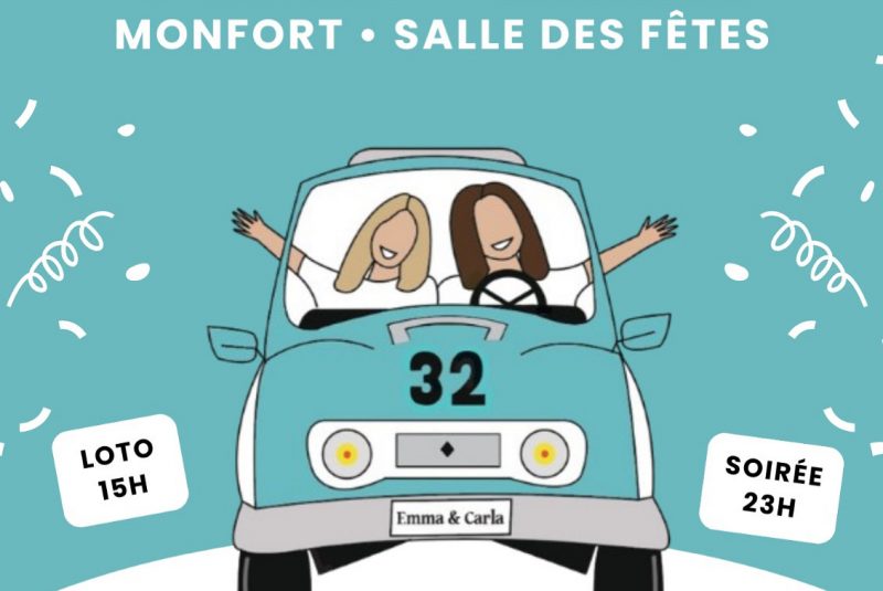 Les Festayres au volant : repas dansant et loto_Monfort