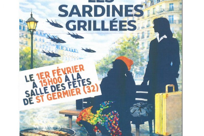 Théâtre  » Les sardines grillées »_Saint-Germier