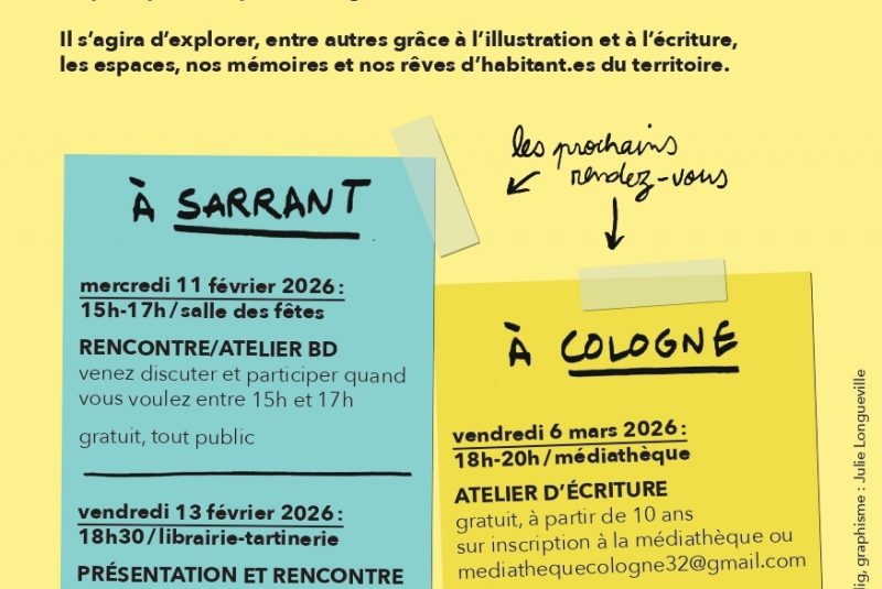 Rencontre atelier / bande dessinée_Sarrant