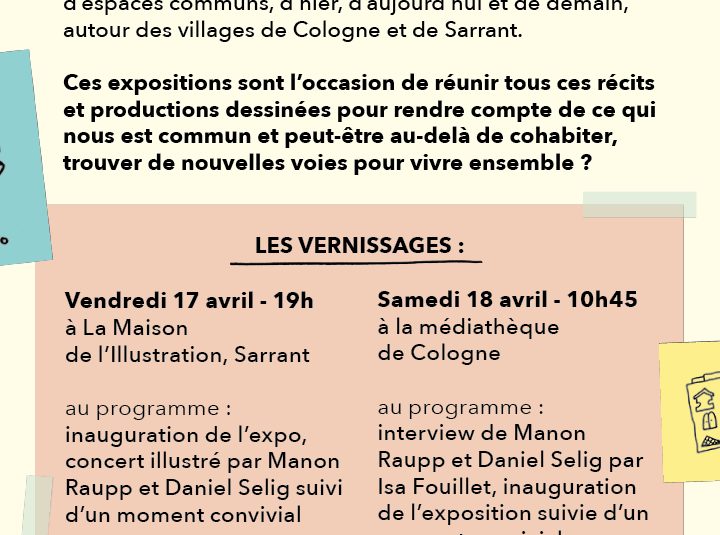 Exposition – Imagiers et imaginaires de nos espaces communs_Sarrant